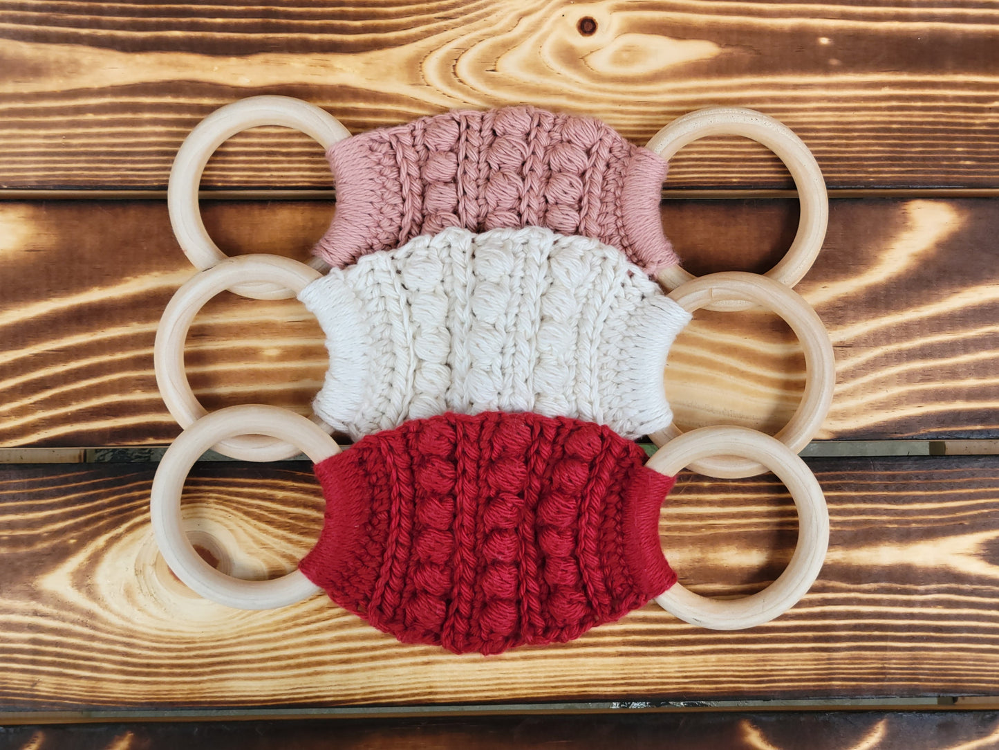 Rustic Farmhouse Dish Towel Holder Crochet Pattern