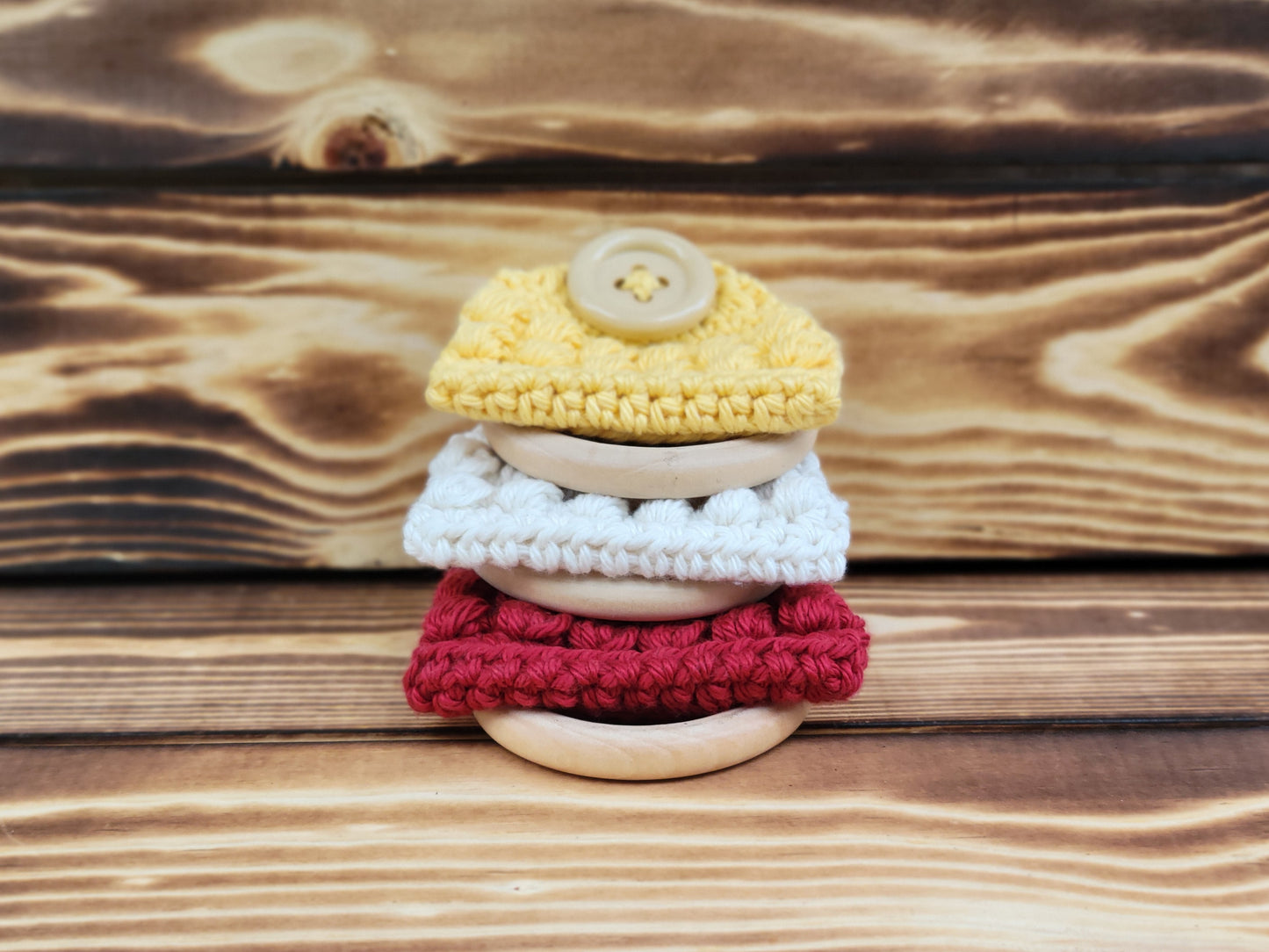 Pebbled Towel Ring Crochet Pattern