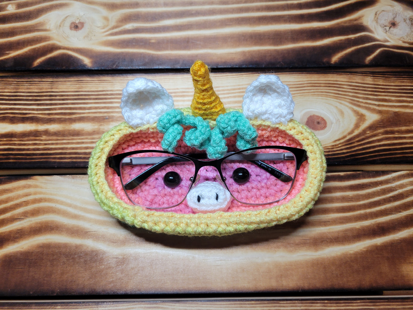Unicorn Glasses Holder Crochet Pattern