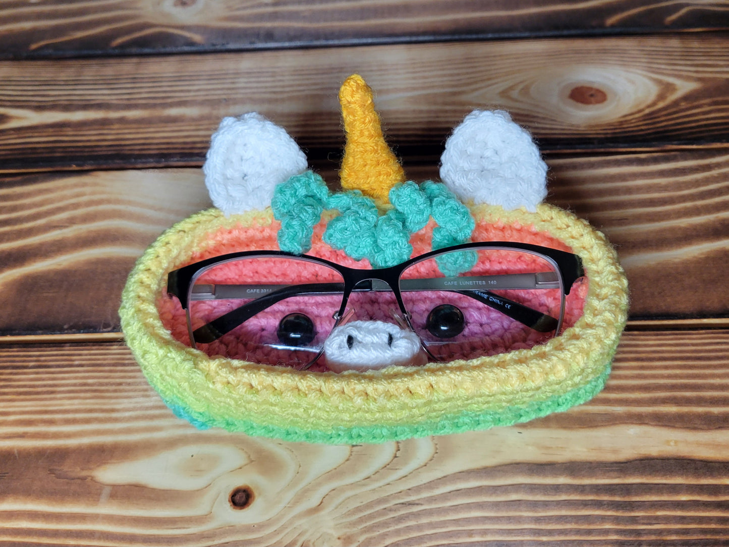 Unicorn Glasses Holder Crochet Pattern