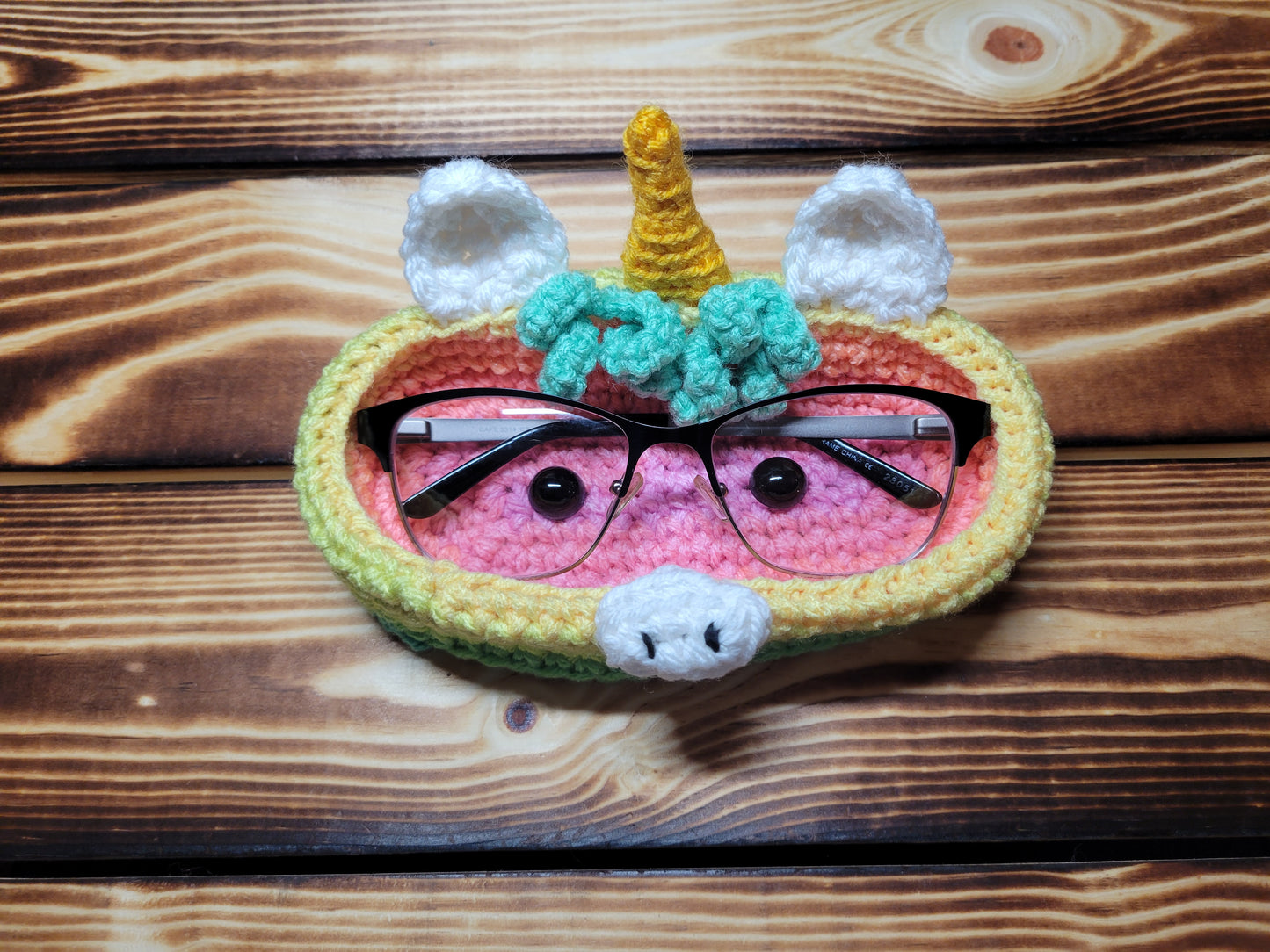 Unicorn Glasses Holder Crochet Pattern