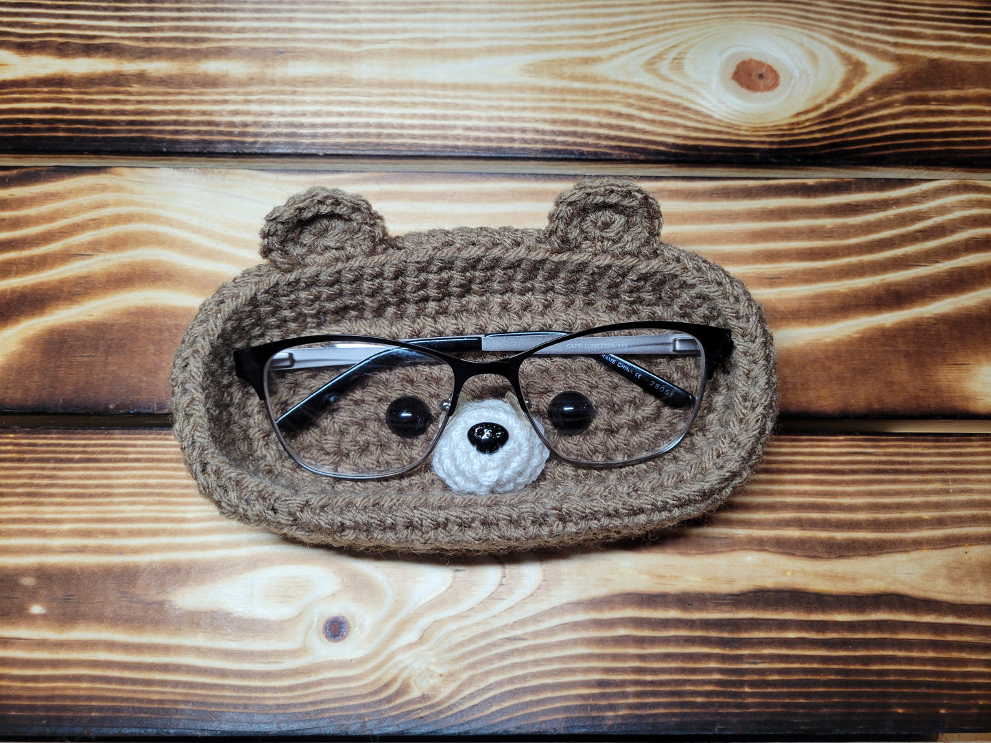 Bear Glasses Crochet Pattern