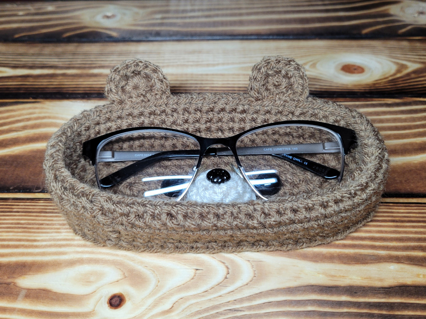 Bear Glasses Crochet Pattern