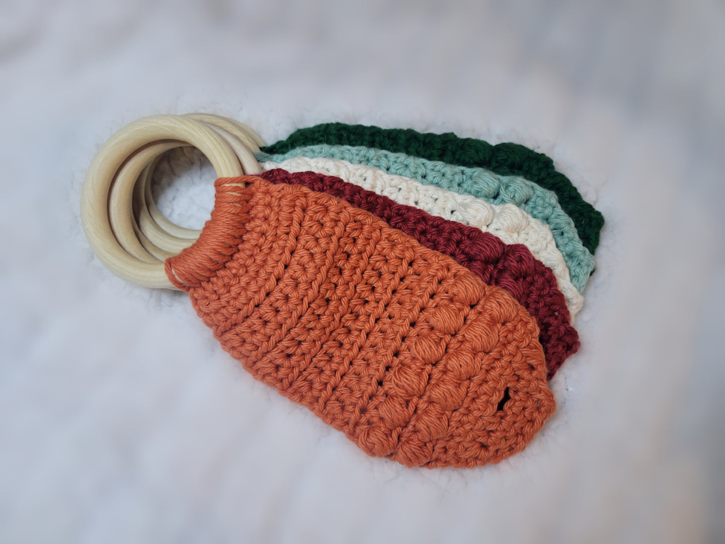 Pebbled Towel Ring Crochet Pattern