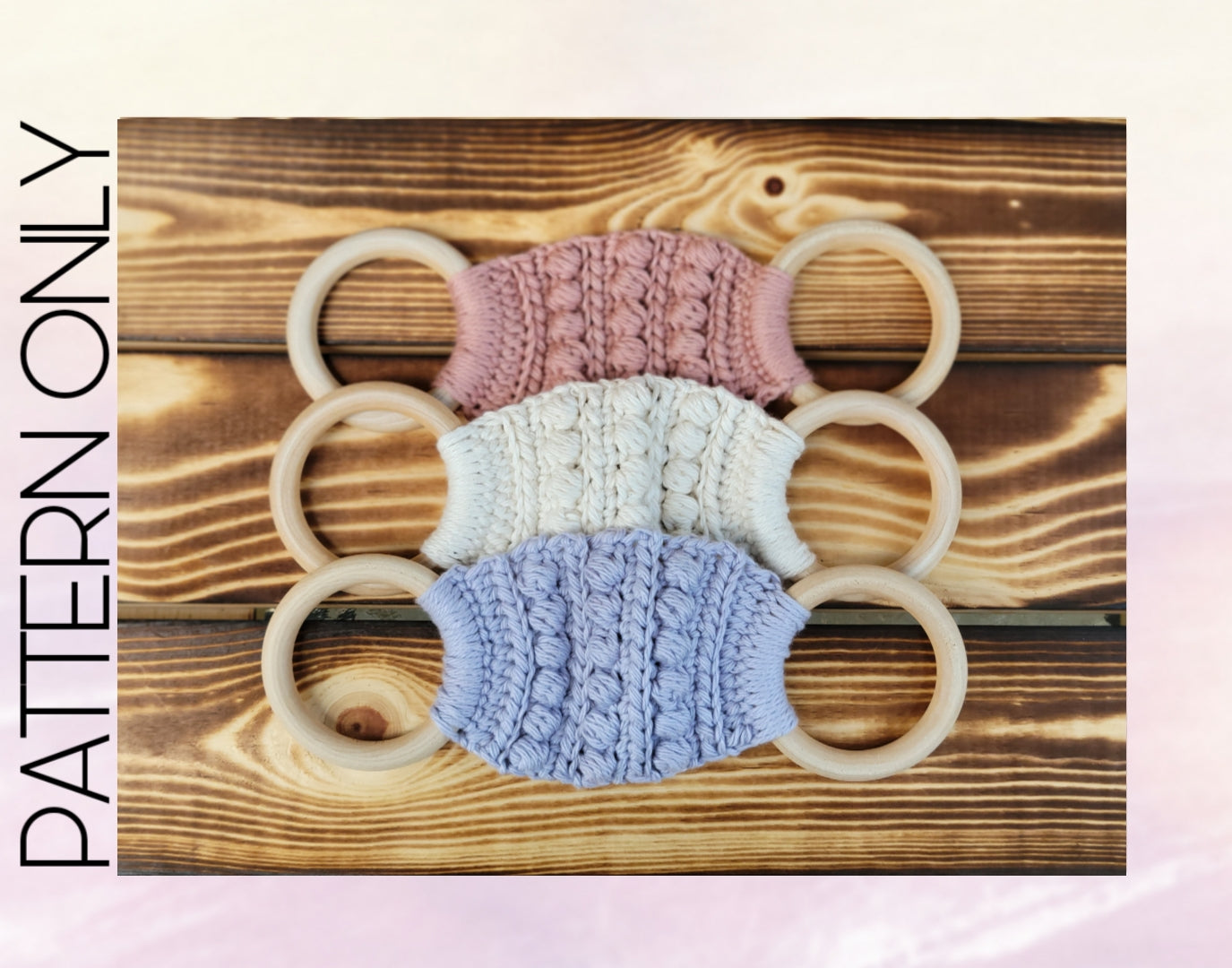 Rustic Farmhouse Dish Towel Holder Crochet Pattern