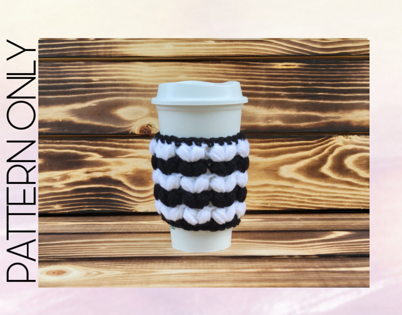 Sweetheart Cup Cozy Crochet Pattern